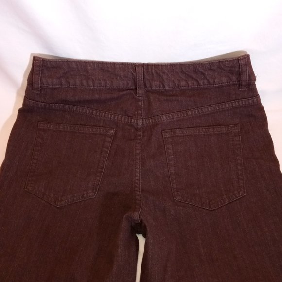 Coldwater Creek Brown Boot Cut Jeans Size 8 - Picture 4 of 13